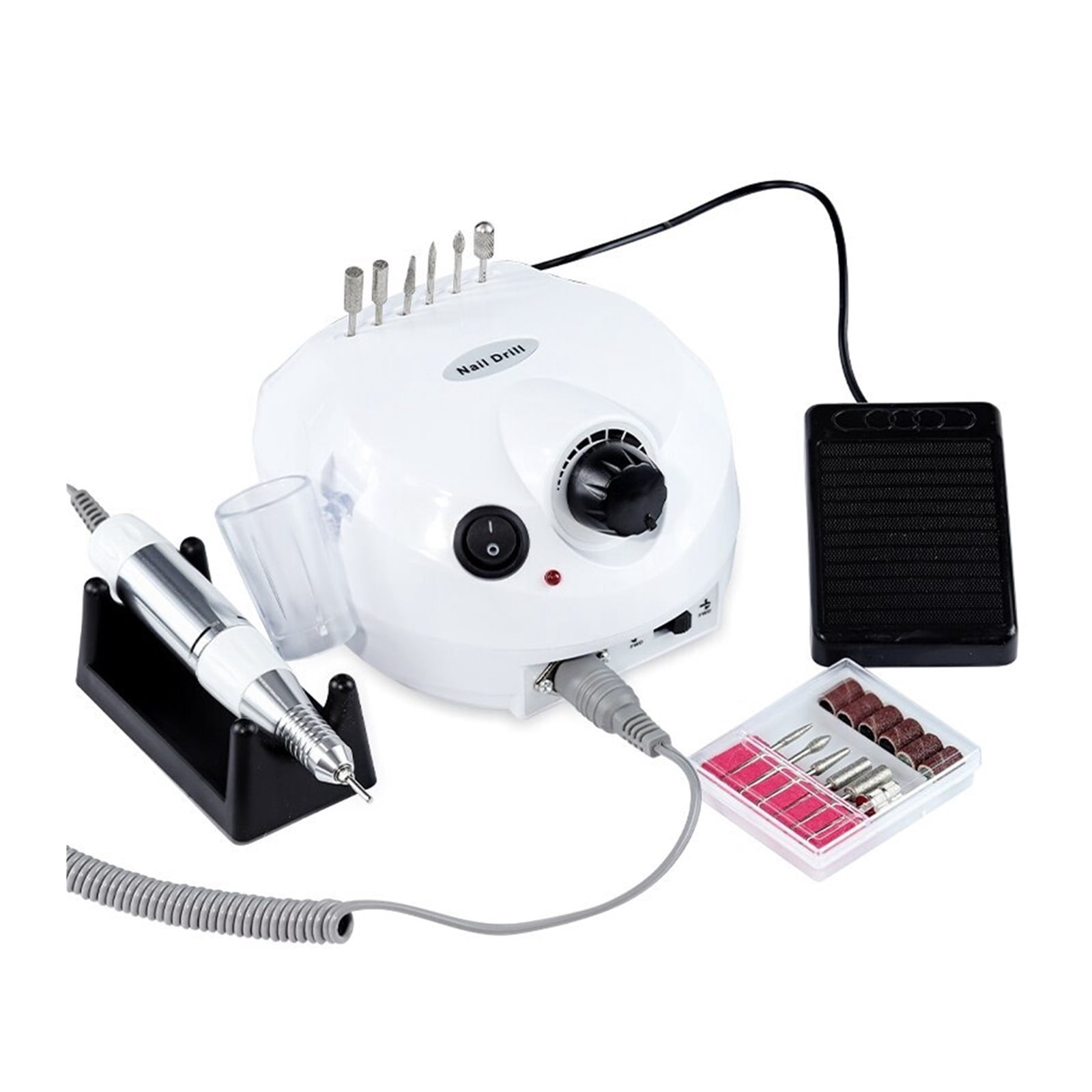 35000RPM Electric Nail Drill Machine, Professional Efile Nail Drill Kit, Electric Nail File For Acrylic Nails Gel Nails ,Low Noise