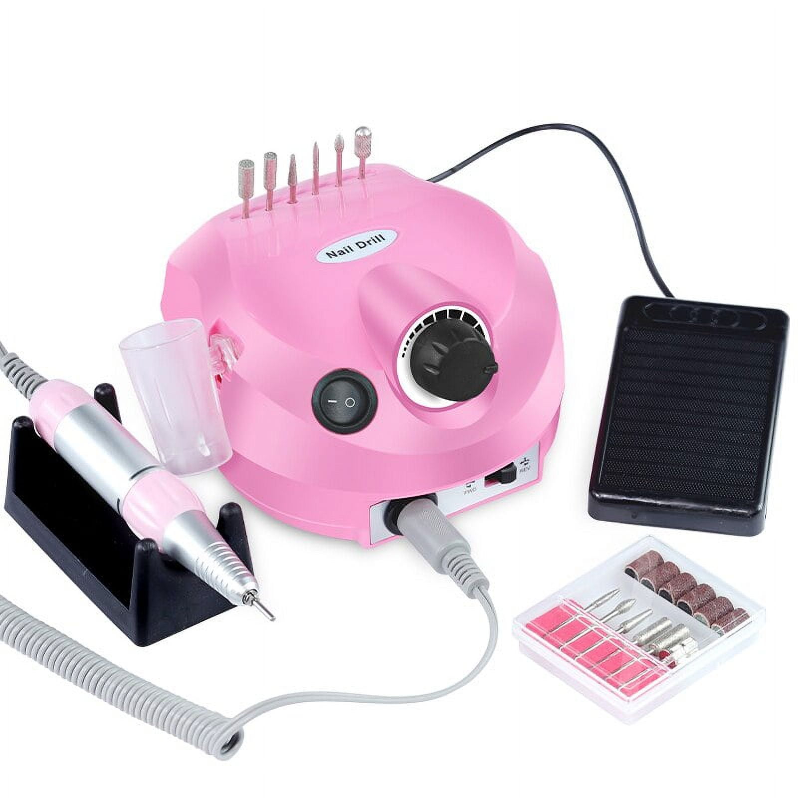 35000RPM Electric Nail Drill Machine, Professional Efile Nail Drill Kit, Electric Nail File For Acrylic Nails Gel Nails ,Low Noise