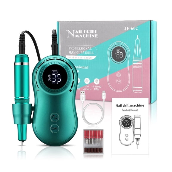 35000RPM Electric Nail Drill Machine,Professional Rechargeable Nail File Nails,Electric Nail File For Acrylic Nails Gel Nails ,Easy to Operate