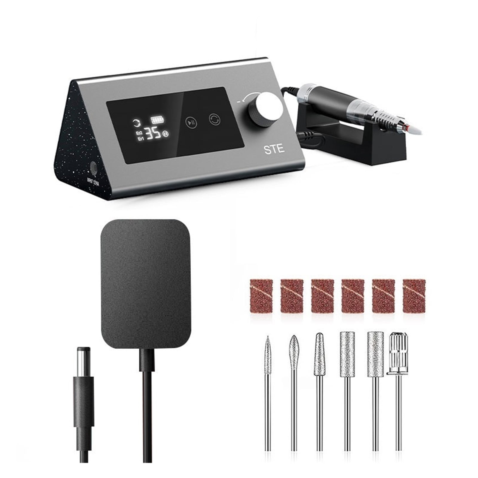 35000RPM Electric Nail Drill Manicure Machine For Hand And Foot Repair Manicure Cutter Set Nail Gel Polisher Salon Equipment ,Low Noise