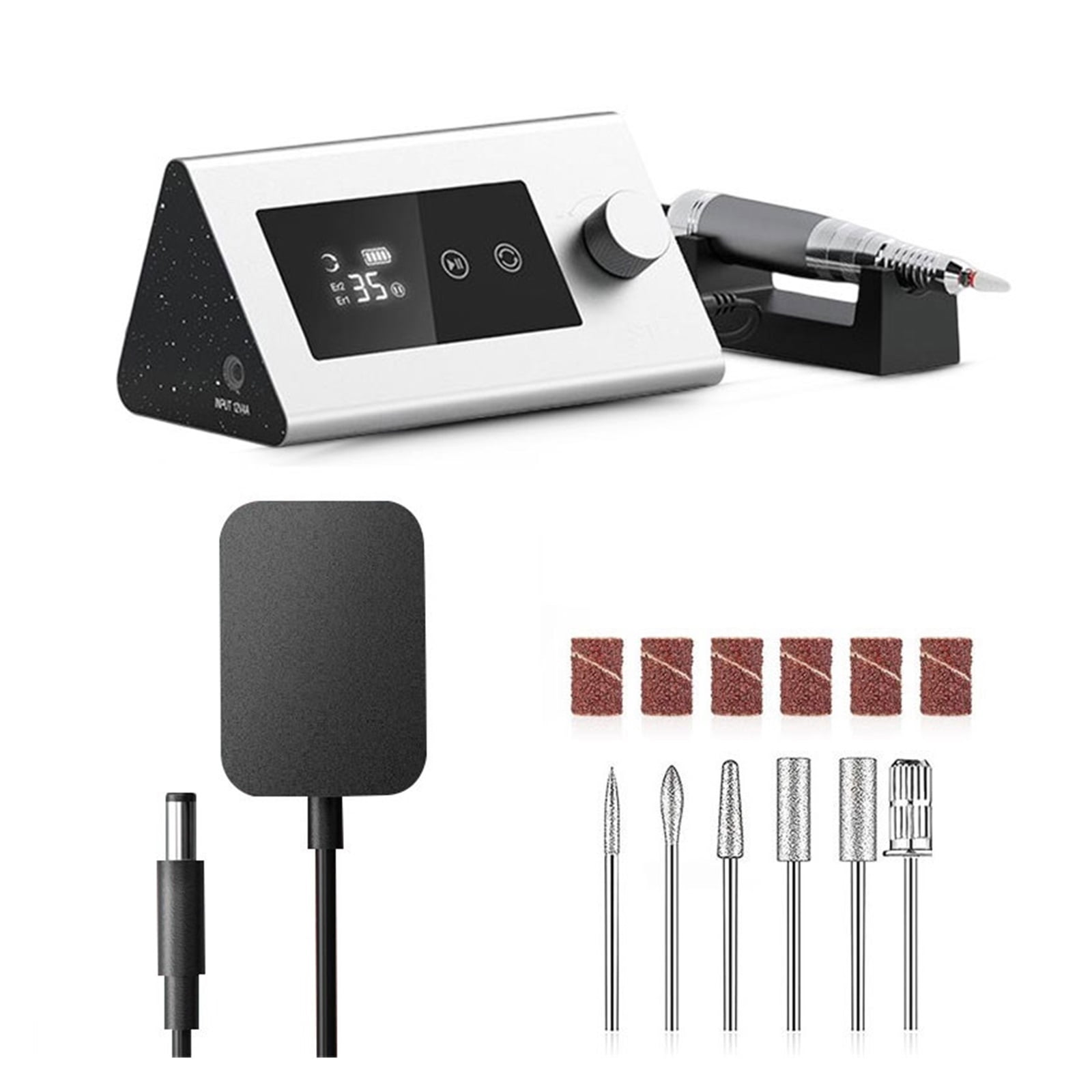 35000RPM Electric Nail Drill Manicure Machine For Hand And Foot Repair Manicure Cutter Set Nail Gel Polisher Salon Equipment ,Low Noise