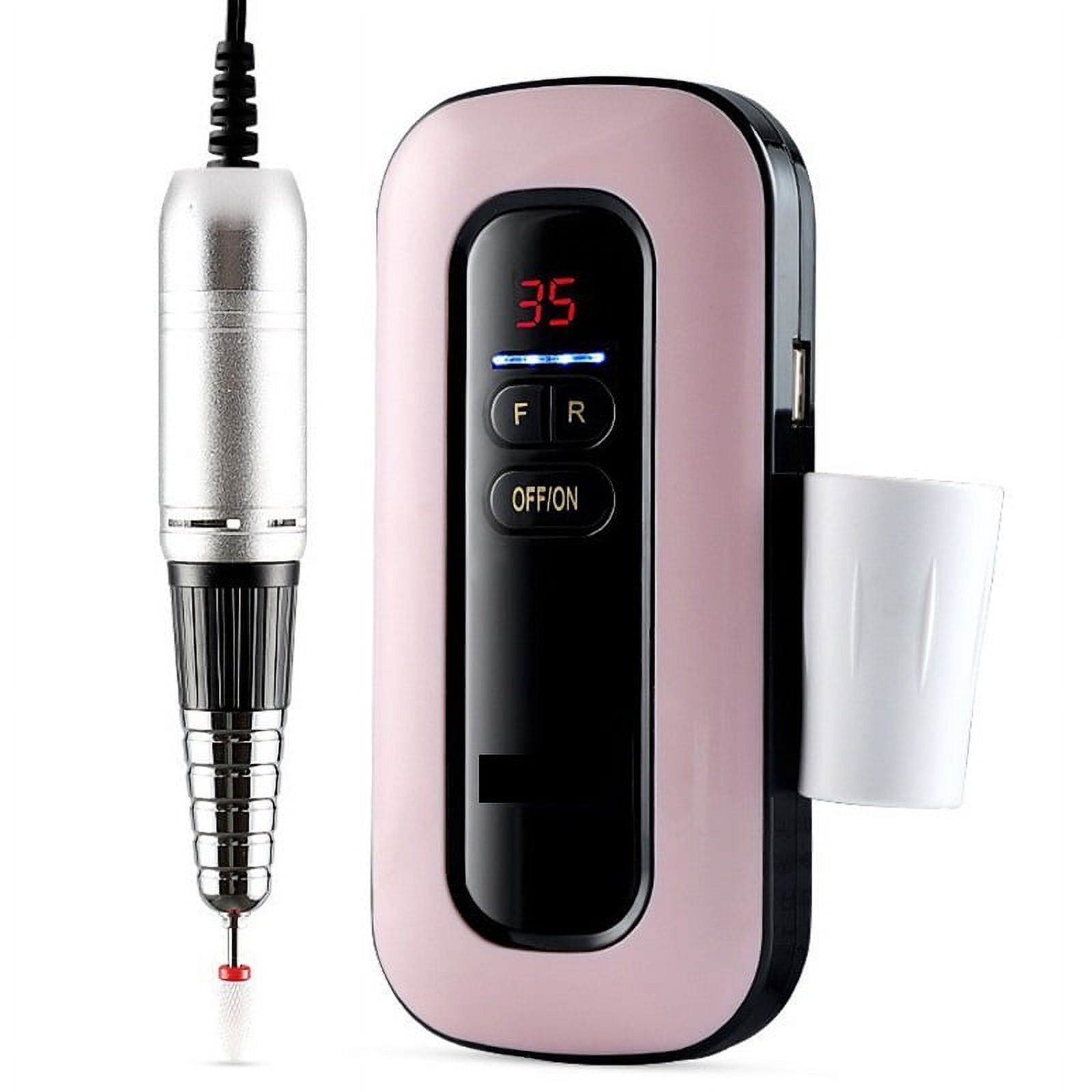 35000RPM Electric Nail Drill, Portable Manicure Machine For Acrylic Gel Polish, Nails Sander, Rechargeable Nail Salon ,Low Noise
