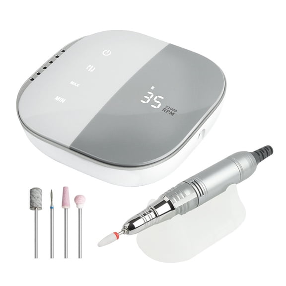 35000RPM Electric Nail Drill With Touch Screen, Rechargeable Cordless Manicure Machine For Nails Art Sander Nail ,Lightweight and Portable