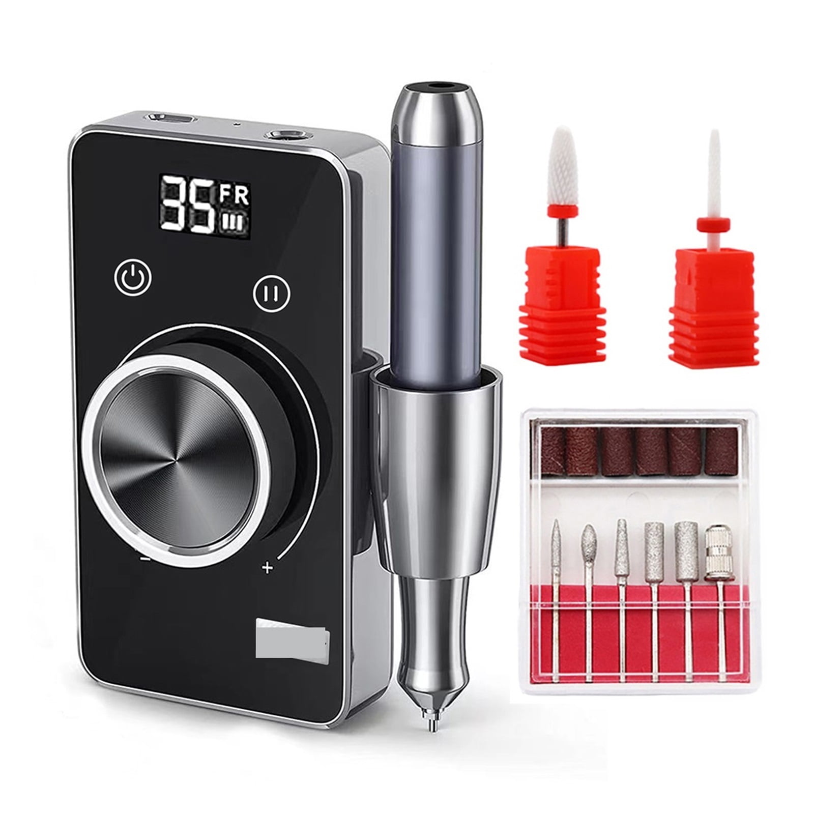 35000RPM Nail Drill Machine, Rechargeable Wireless Nail Sander For Manicure, Portable Machine For Nails ,Low Noise