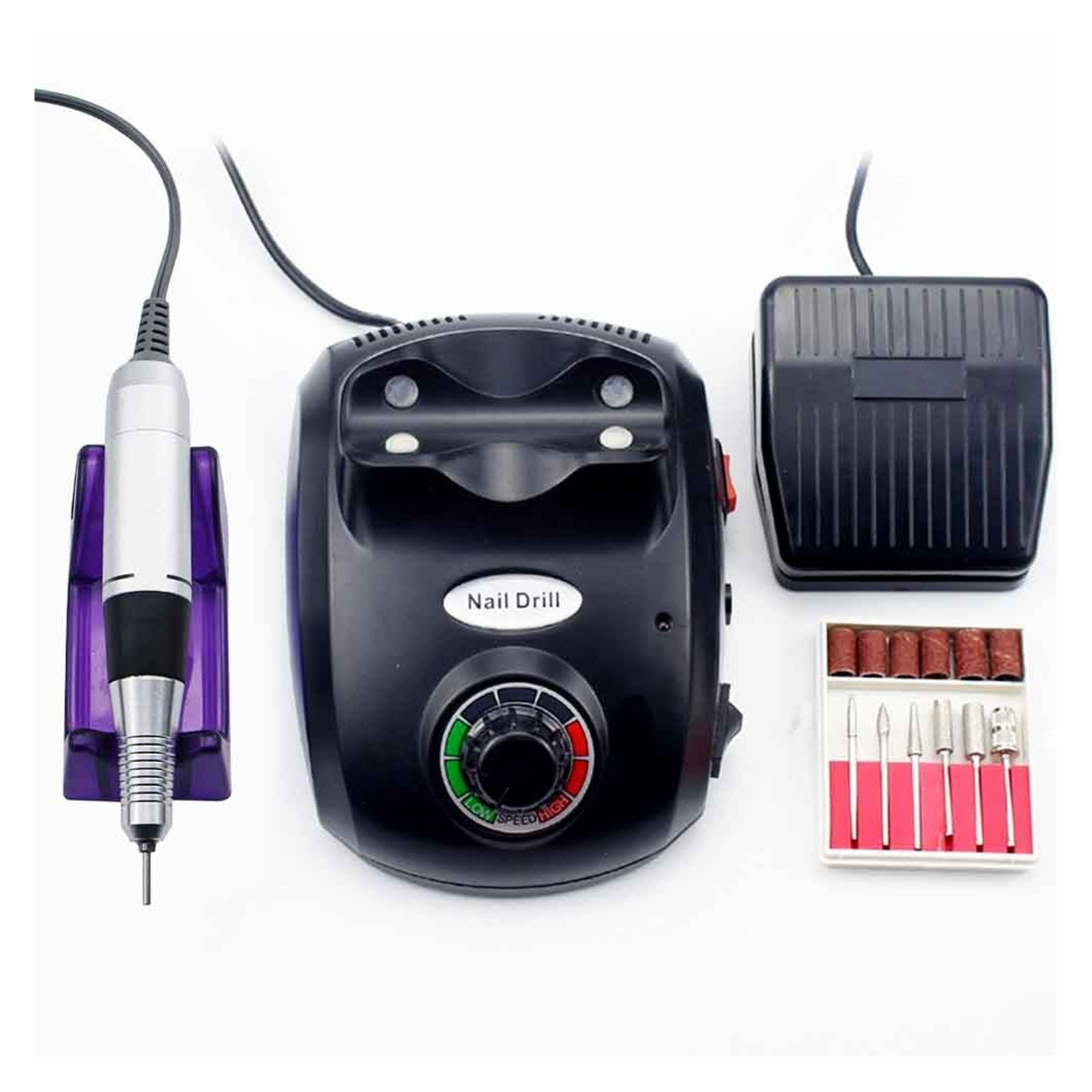 35000RPM Nail Polish Drill Machine, Manicure Electronic Nail File Drill Manicure Pedicure Kit, Nail Art Equipment
