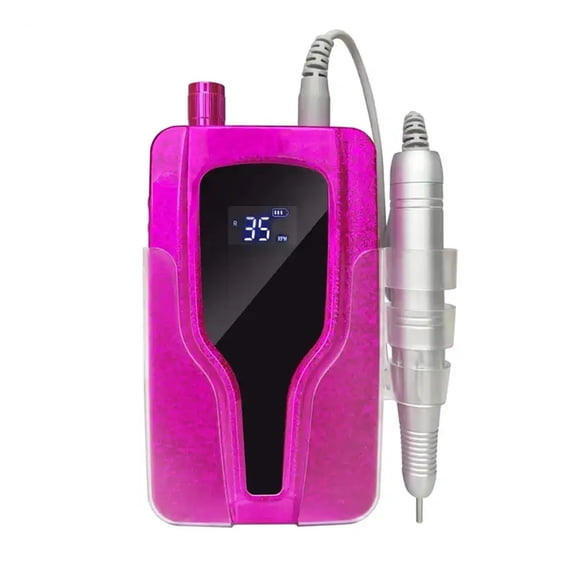 35000RPM Portable Electric Nail Drill Machine, Cordless Rechargeable E File Manicure, Nail Sander, Gel Remover, Polisher Tools ,Easy to Operate