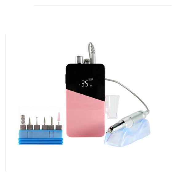 35000RPM Portable Electric Nail Drill Machine Rechargeable Cordless Manicure Pedicure Set For Nail Equipment ,Easy to Operate