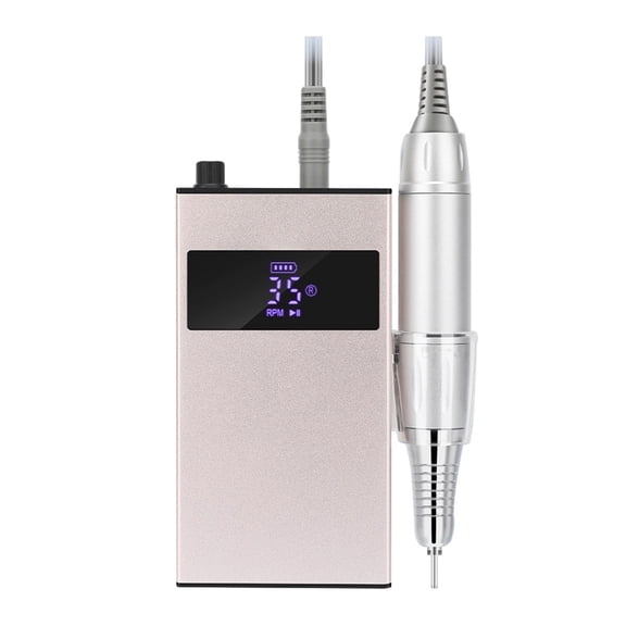 35000RPM Rechargeable Nail Drill Machine, Nail Master For Manicure, Portable Nail Drill Milling Machine With HD LCD Display