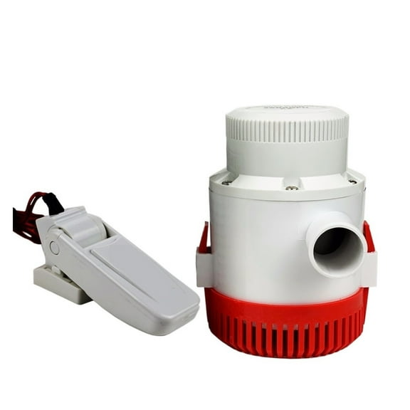 3500GPH Large Flow Electric Boat Bilge Water Pump 12v 24v Dc With Float Switch Set Submersible 12 24 Volt 3500 Gph ,Stable Operation