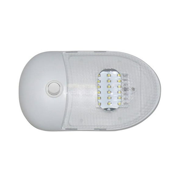 3500K Slim Line Single Dome LED Light - Warm White