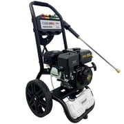 3500PSI Gas Pressure Washer, 2.5GPM Gas Powered High Pressure Washer with 212CC RATO Engine, 5PCS Adjustable Nozzles, Onboard Soap Tank, Spray Gun and Wand