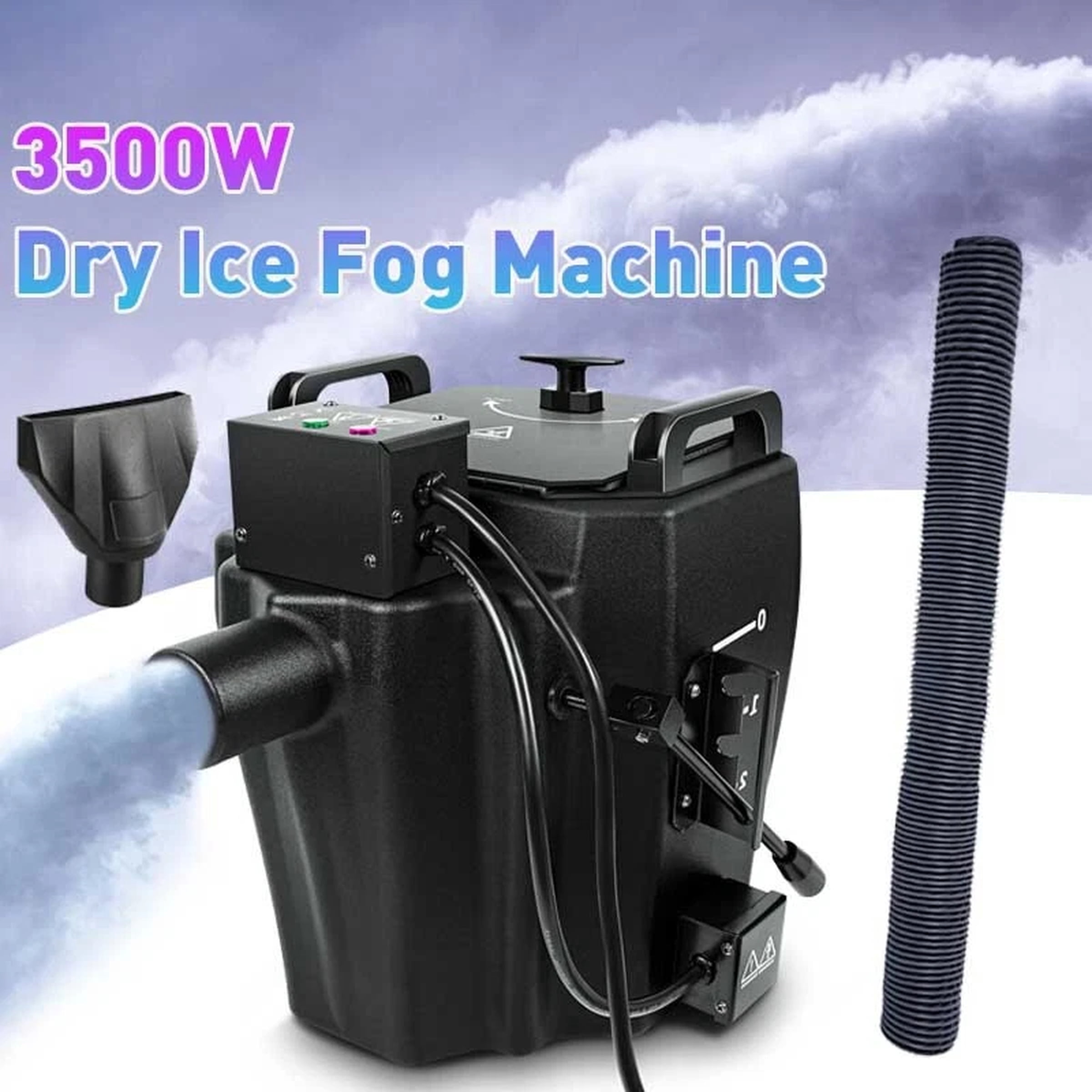 3500W Dry Ice Fog Machine Low Lying Smoke Machine Stage Effect For Wedding XMAS