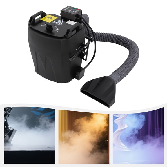 3500W Dry Ice Machine 110V, Professional Fog Machine with Stainless Steel Heater, Smart Temp Control 30-110C, 150 Coverage Fast Heating, Dry Burn Protection for Stage & Party