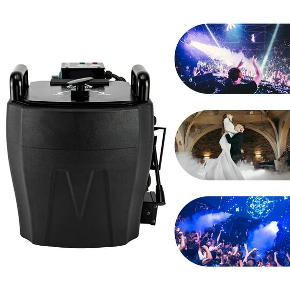 3500W Dry Ice Maker, Machine Dry Ice Low Lying Fog Machine DJ Stage Effect with Tube Professional Stage Ice Fog Machine for Large Stage Performances, Parties, Celebrations, Weddings, DJ Clubs