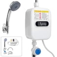 thumbnail image 1 of 3500W Electric Tankless Water Heater Set 110 Volt with LCD Display,US Version Instant Hot Water Heater for Bathroom Shower, 1 of 10