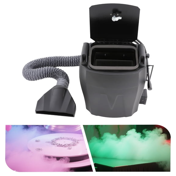 3500W Low Smoke Lying Laying Dry Ice Effect Ground Fog Machine with Nozzle &Tube