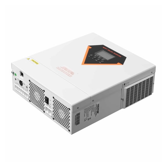 3500W Solar Inverter 24V to 220/230V, All in One Pure Sine Wave Power Inverter with 100A MPPT Controller, Off-Grid System for Lead Acid & Lithium Batteries