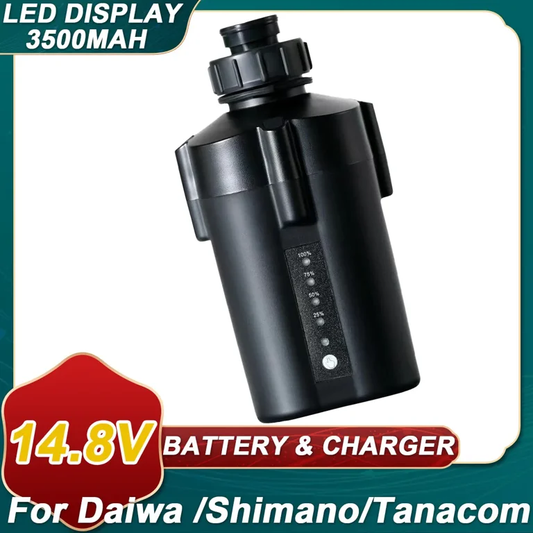3500mAh for Daiwa Shimano Electric Fishing Reel Battery Tanacom 1000 750 500, Size: 205, 1xBattery Only