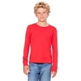 thumbnail image 1 of 3501Y Youth Jersey Long Sleeve Tee - Red, YL, 1 of 1