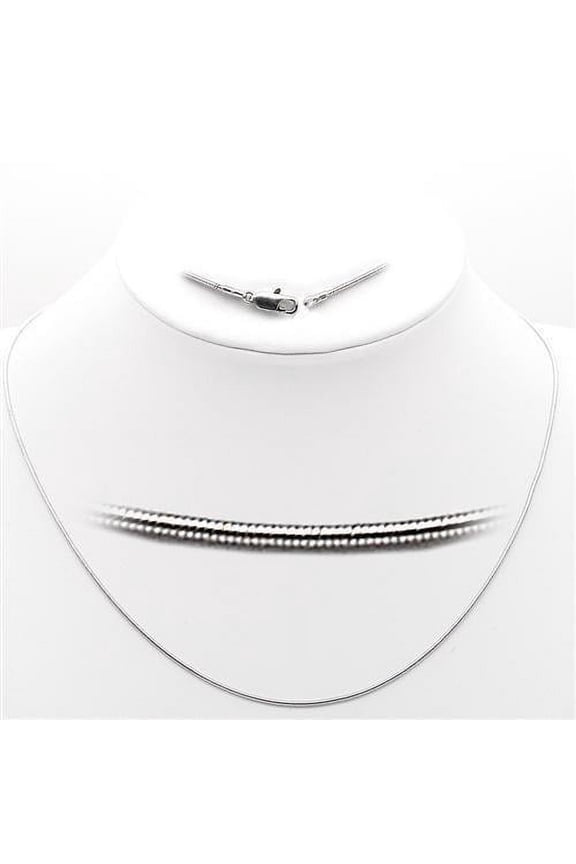 High-Polished 925 Sterling Silver Chain with No Stone for Women No Stone Stone Color Style 35025 Size 16