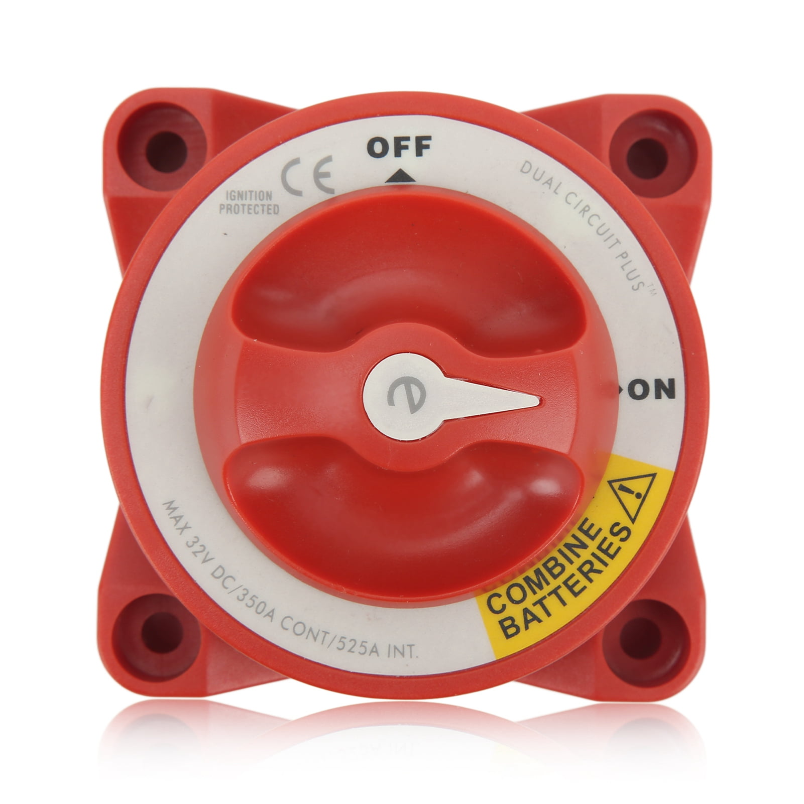 350A Battery Isolator Switch Waterproof 4 Studs Rotary Knob On Off