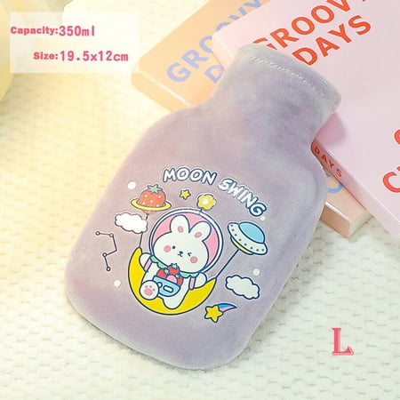 350ML Capacity Cartoon Washable Warm Hot Water Bag for Winter or Pain Relief