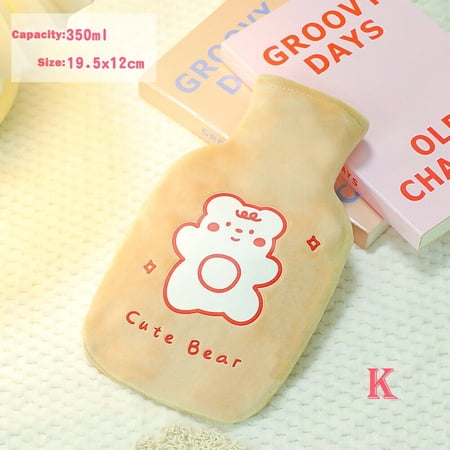 350ML Capacity Cartoon Washable Warm Hot Water Bag for Winter or Pain Relief