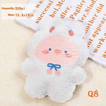 350ML Capacity Cute Cartoon Warm Hot Water Bag for Winter or Pain Relief