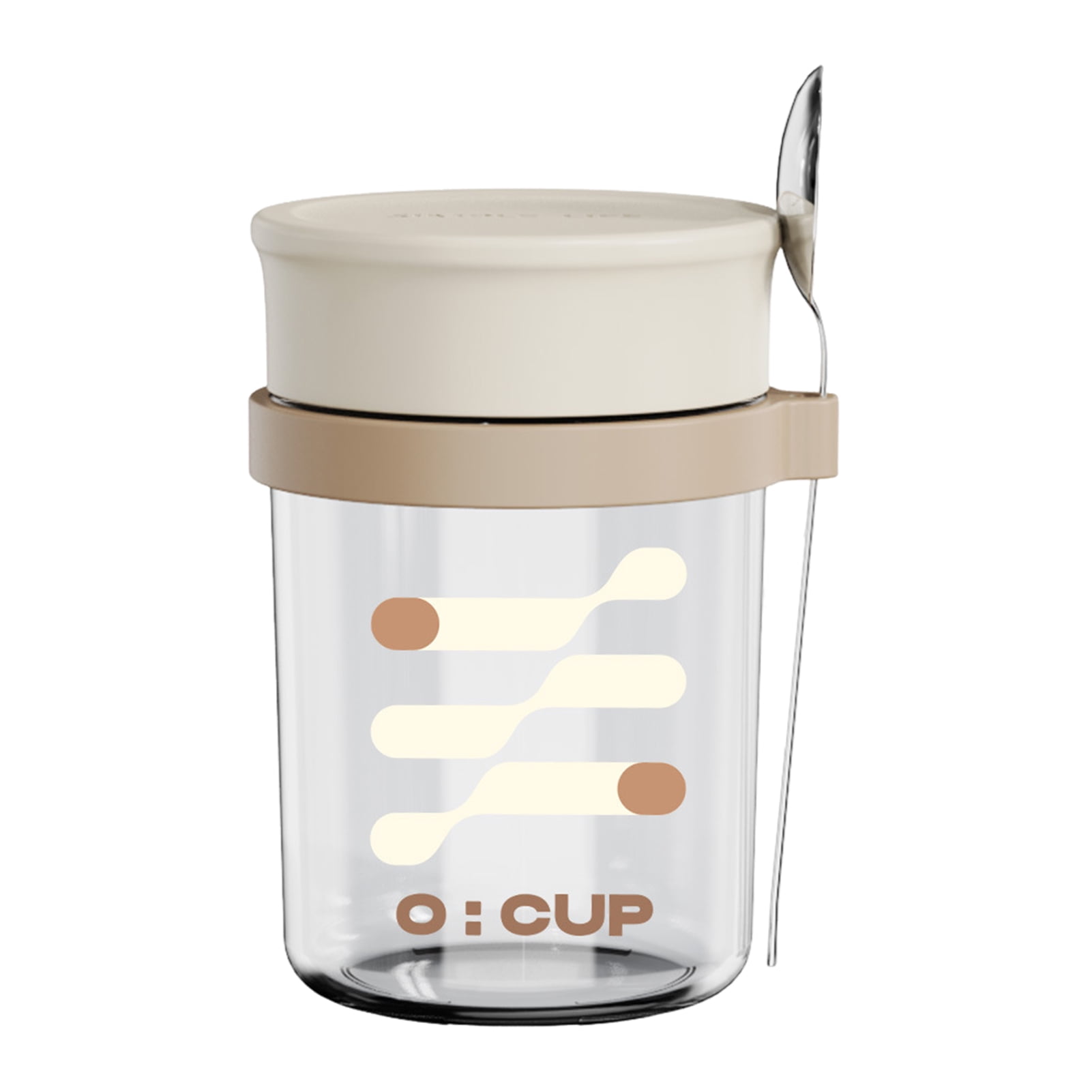 Aazon.co: Overnight Oats Containers With Lids Set Of 4, 16 Oz Yogurt