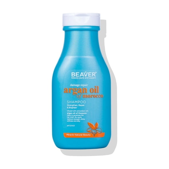 350Ml Beaver Argan Oil Of Morocco Shampoo Strong Repair&Enhance Nutrition Hair