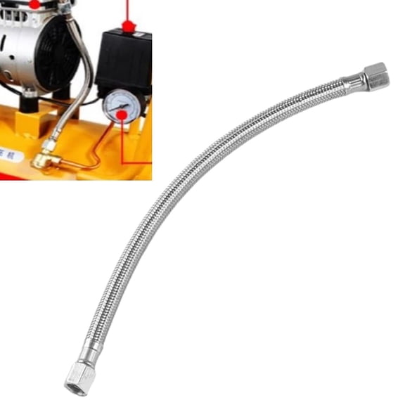 350Mm Air Compressor Flexible Hose Air Pump Check Valve Connecting Pipe