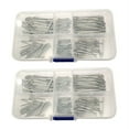 thumbnail image 1 of 350Pc SPLIT PINS Cotter Fixings Set Assorted Sizes Zinc Plated Steel Hard Case, 1 of 6