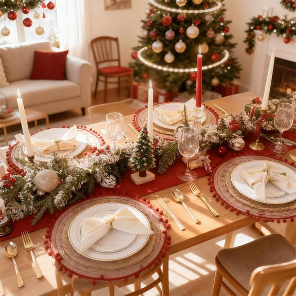 350Piece Gold Dinnerware Set for 50 Guests - Gold Plastic Plates with Disposable Cutlery Include:50Dinner Plates-50Dessert Plates-50Pre Rolled Napkins with Silverware for Christmas