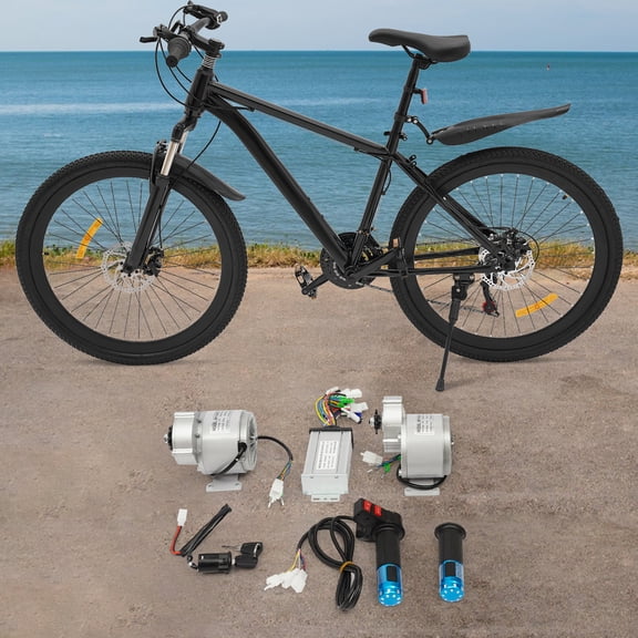 350W Gear Reduction Electric Motor,Electric Bike Motor Kit w/Controller+Throttle 36V