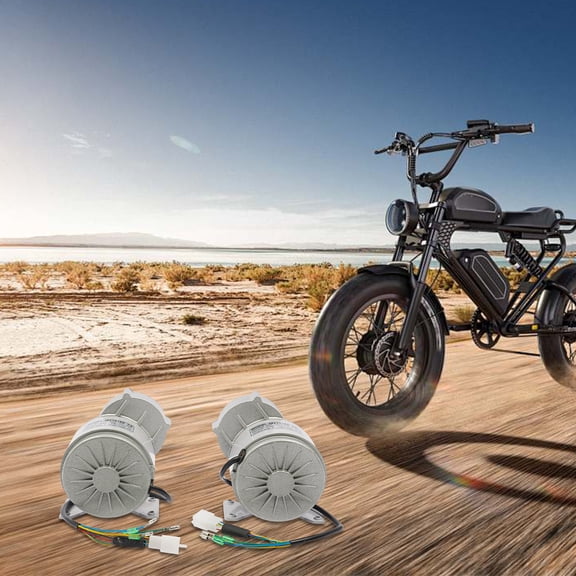 350W Gear Reduction Electric Motor, Electric Bike Motor Kit with Controller and Reverse Throttles, Electric Bicycle Brushless Motor Kit 24V