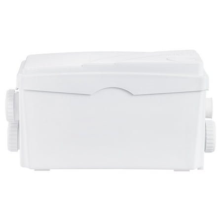 350W Macerator Pump, 6000L/H High Flow, 7m Head, 3-Inlet Sewage Sump Pump for Basement/Kitchen/Laundry Wastewater Upflush (With Vertical Float Switch)