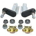 thumbnail image 1 of 350kg Galvanised Trailer Suspension Unit & Hubs (Pair) 100mm PCD Taper Bearings, 1 of 3