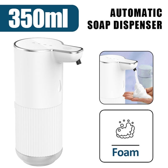 350ml Automatic Soap Dispenser Touchless Foaming Soap Dispenser Smart Sensor Rechargeable For Bathroom Kitchen Hand Sanitizer Container