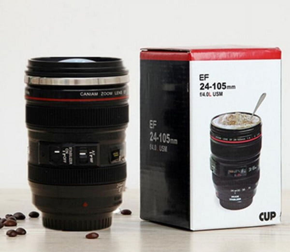 Caniam Camera Lens Coffee Cup, Travel Mug — GREENDOOR Powered by