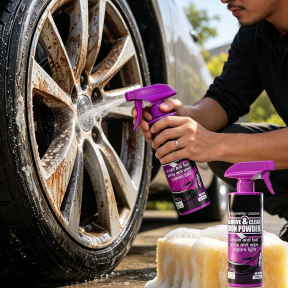 350ml Car Rust Dissolver & Degreaser – Multi-Purpose for Rims, Undercarriage & Engine Parts, Removes Rust & Grime, Leaves Protective Film
