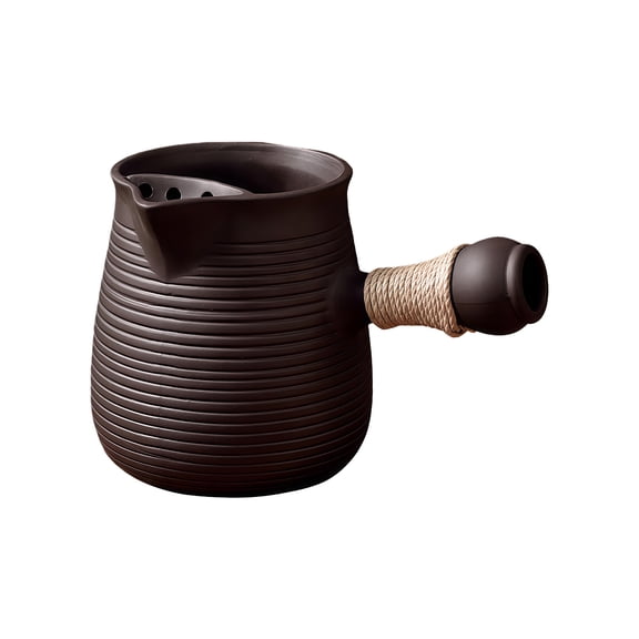 350ml Ceramic Teapot with Strainer for Brewing Side Handle Teas Warmer Maker Kettle for Milk Teas Boiling and Steeping