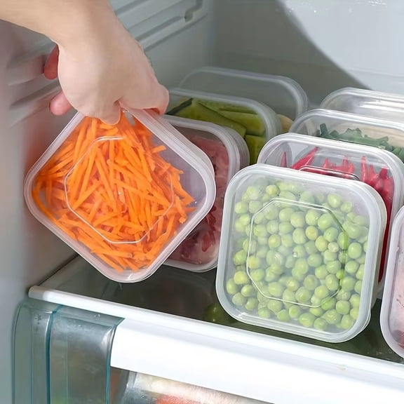 350ml Freezer Storage Container – Food Grade Plastic Airtight Box for Meat Portioning, Meal Prep & Microwave Safe