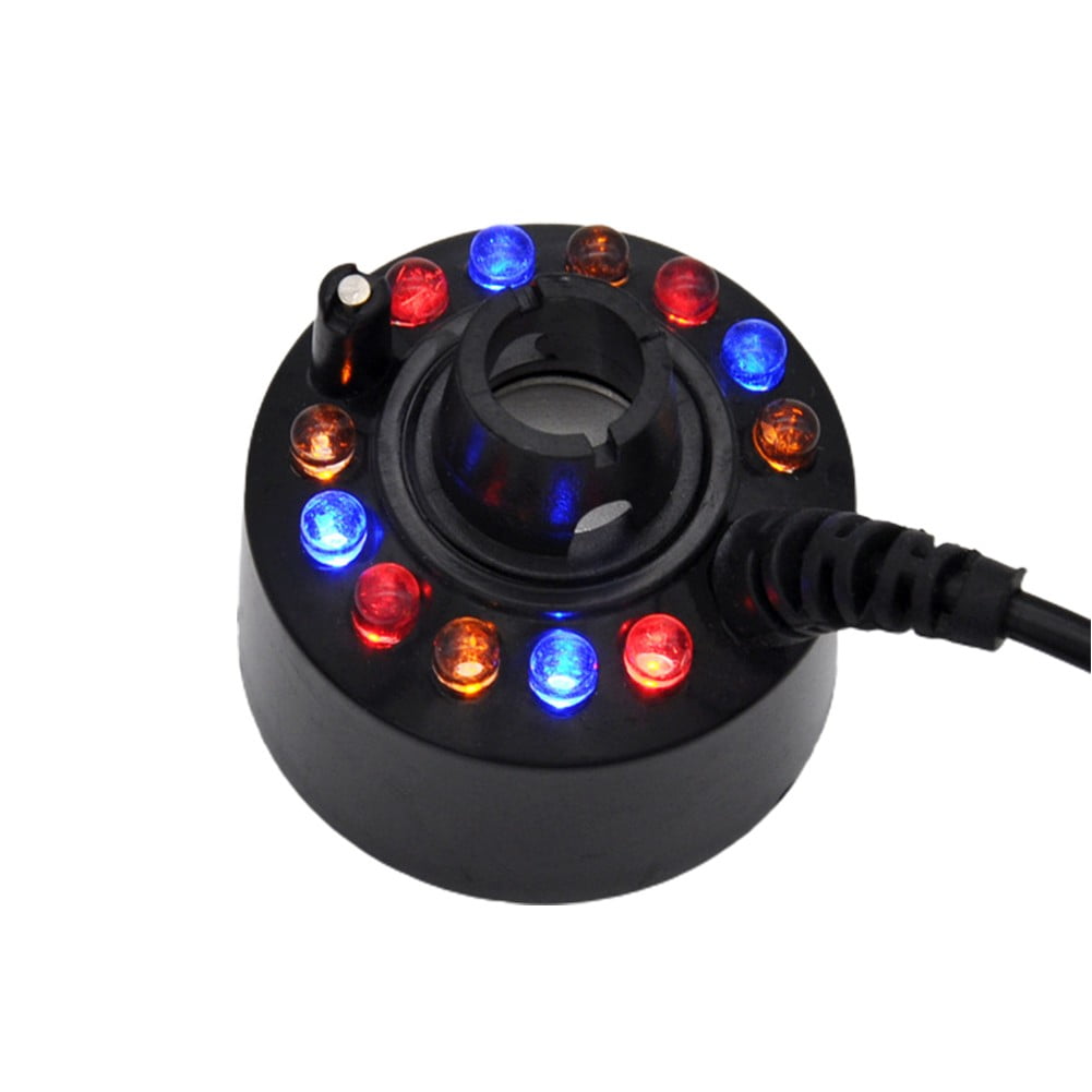 350Ml/H Mist Maker Fogger Replacement 6/12 Led Lights For Water Pond