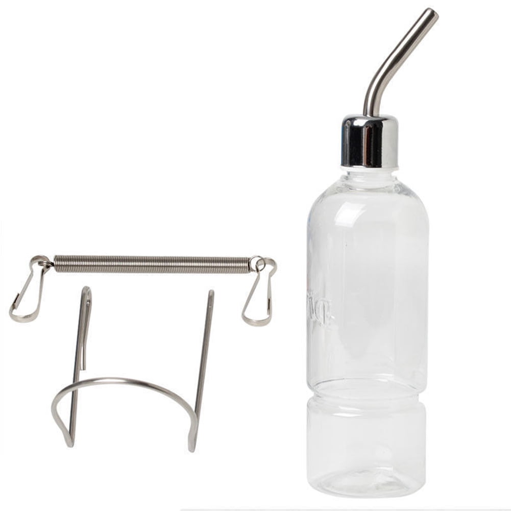 Glass rodent water clearance bottle