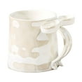 thumbnail image 1 of 350ml Ribbon Mug with Bow Handle, Ceramic Coffee Mug, Valentine's/Christmas/Birthday Gift for Women, Easy to Clean, 1 of 3