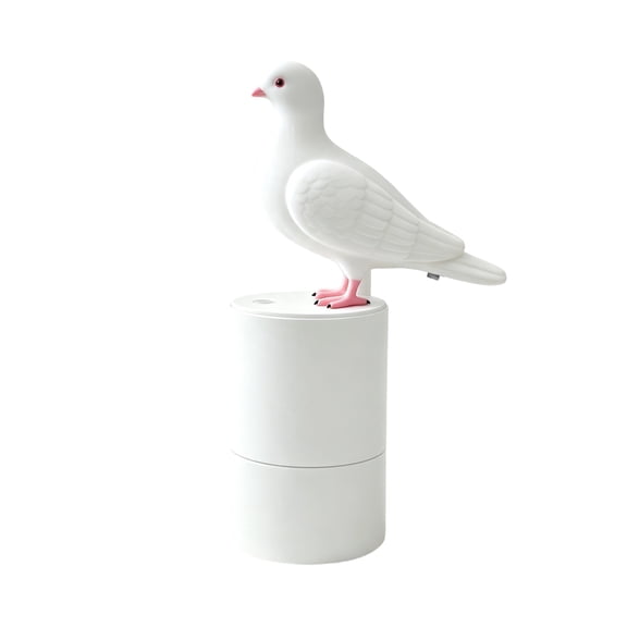 350ml Soap Dispenser with Bird Top Press Pump Manual Liquid Soap Container for Bathroom Kitchen Sink Countertop Use
