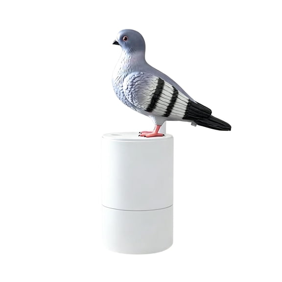 350ml Soap Dispenser with Bird Top Press Pump Manual Liquid Soap Container for Bathroom Kitchen Sink Countertop Use