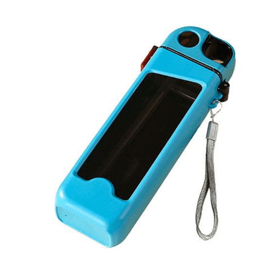 350ml Sports Water Cup Square Shape Student Plastic Water Bottle Fitness Cup Straw Kettle Outdoor Sports