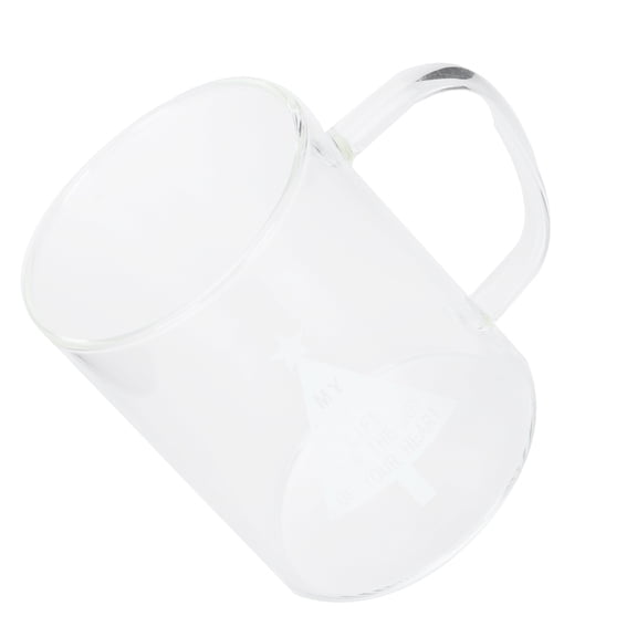 350ml Transparent Milk Cup Coffee Mug Tea Glass Drinkware with Handle for Kitchen Supplies