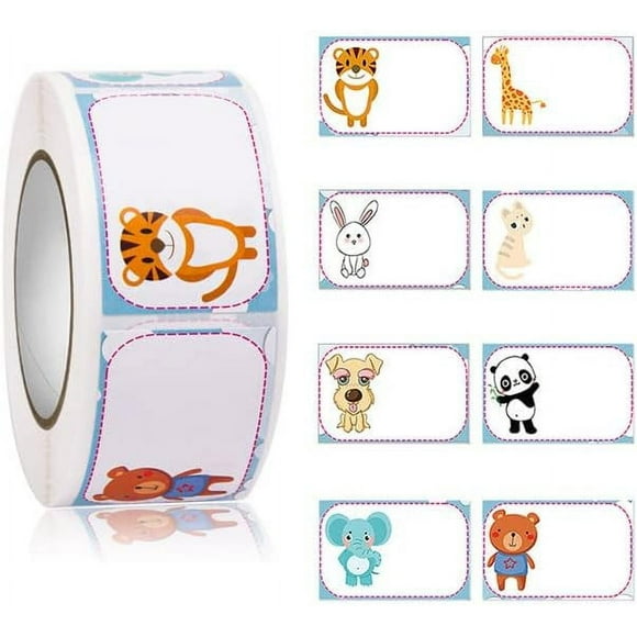 350pcs/roll Name Tags Sticker Baby Bottle Stickers Seal Label for Daycare School Waterproof Write-On Kitchen Jar Reminder Tags